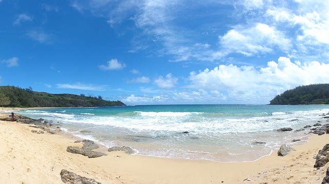 Kauai romantic beach