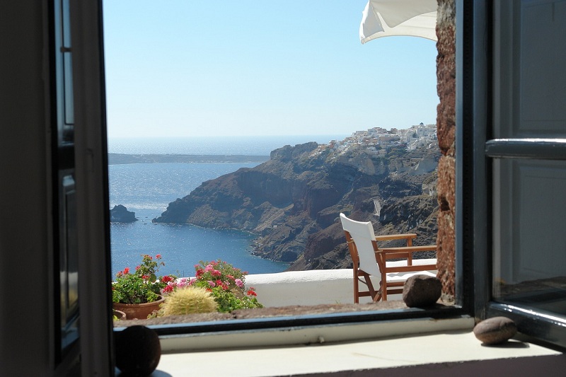 Santorini honeymoon view